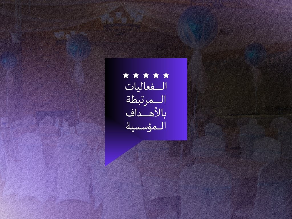 الفعاليات المرتبطة بالأهداف المؤسسية داخل مقر العمل