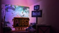 ركن تصوير بشعار PUBG Mobile ضمن فعالية ألعاب من تنظيم Experiume